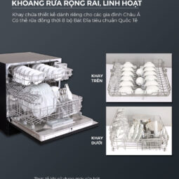 Máy rửa bát Bauer BW2680F-1