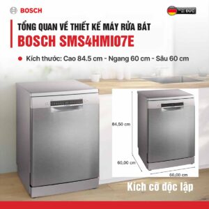 Máy rửa bát Bosch SMS4HMI07E-1