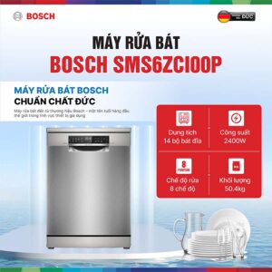Máy rửa bát Bosch SMS6ZCI00P
