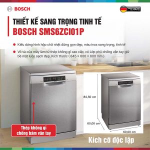 Máy rửa bát Bosch SMS6ZCI01P-1