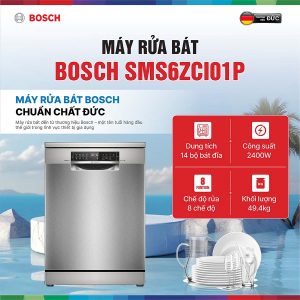 Máy rửa bát Bosch SMS6ZCI01P