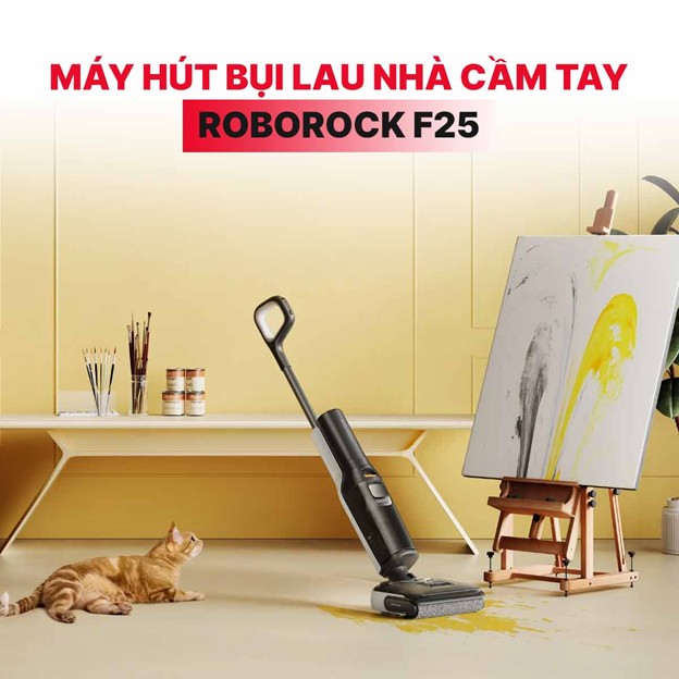 Máy Hút Bụi Lau Nhà Cầm Tay Roborock F25