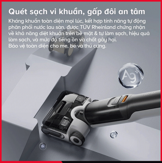 Máy Hút Bụi Lau Nhà Cầm Tay Roborock F25-5