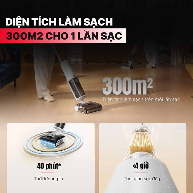 Máy hút bụi lau nhà cầm tay Roborock F25 RT-4