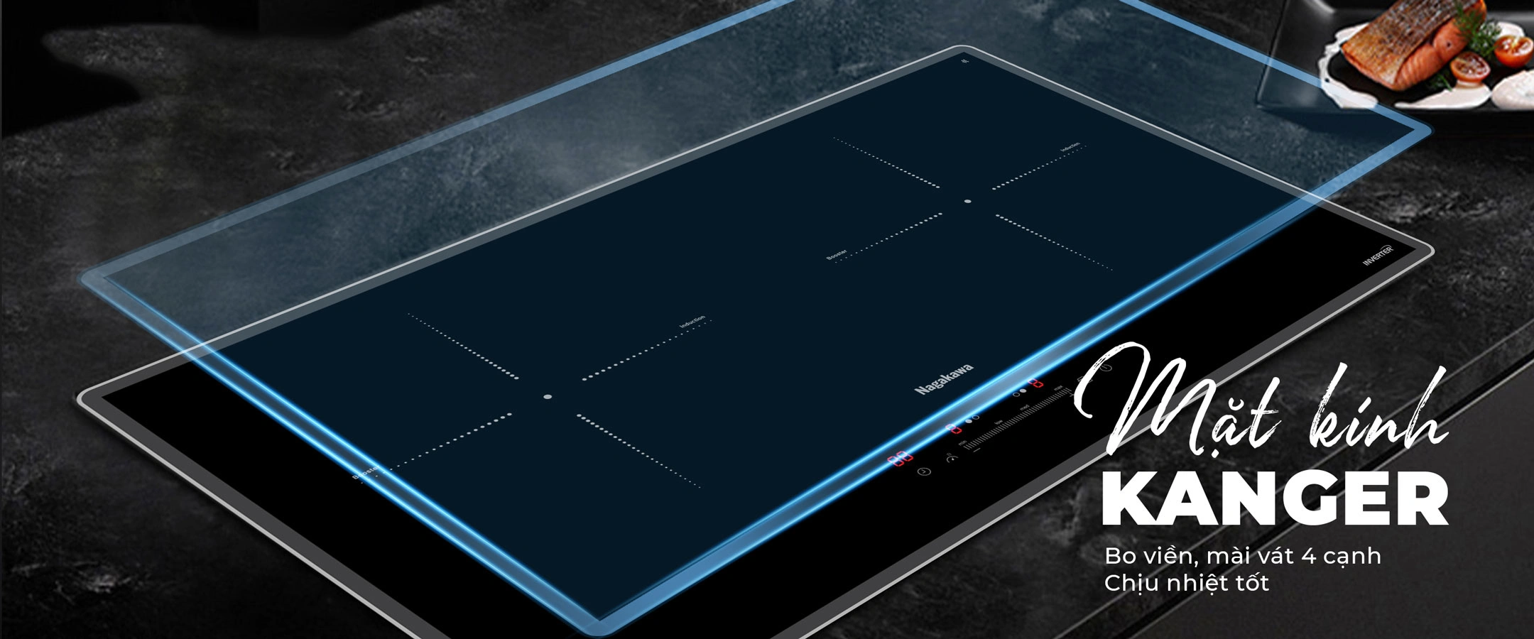 Bếp từ Nagakawa UltraSlim NK2C22MB-2