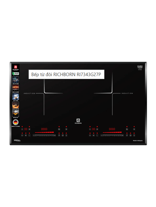 Bếp Từ Đôi Richborn RI7343G27P
