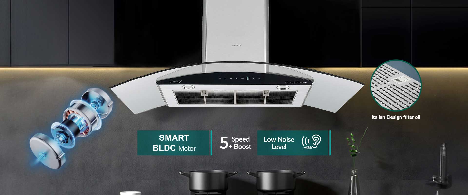 Máy hút mùi GrandX GX H70C62-1