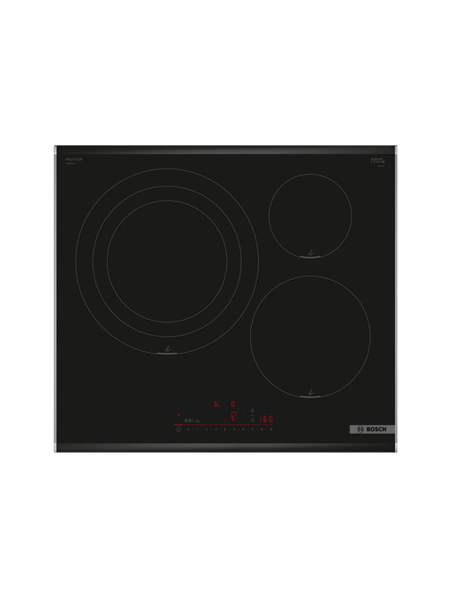Bếp từ Bosch PID675HC1E Serie 6 – 3 vùng nấu, 7400W, Home Connect