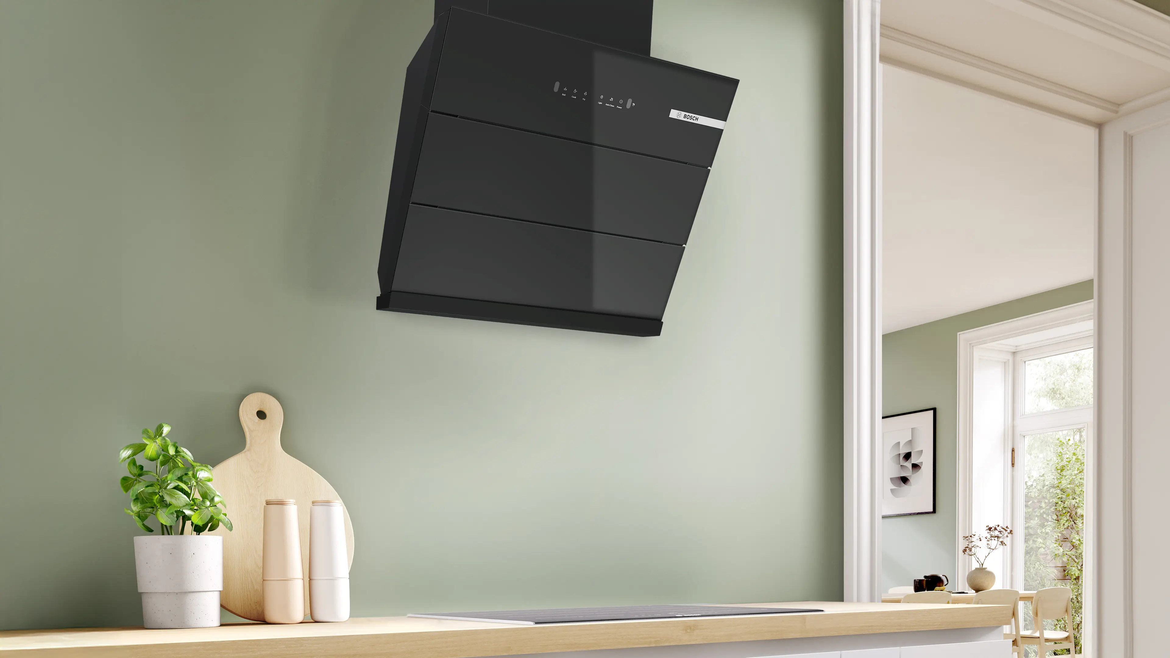 Máy hút mùi Bosch DWK68IJ60I Serie 4 kính vát 60CM-1
