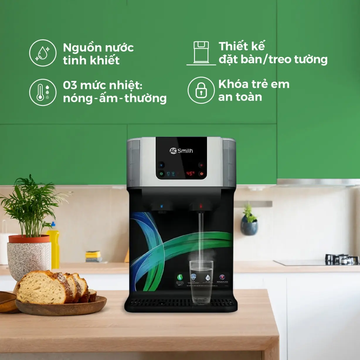 Máy Lọc Nước A. O. Smith ROSS™ ECO-AOC75PUR-2