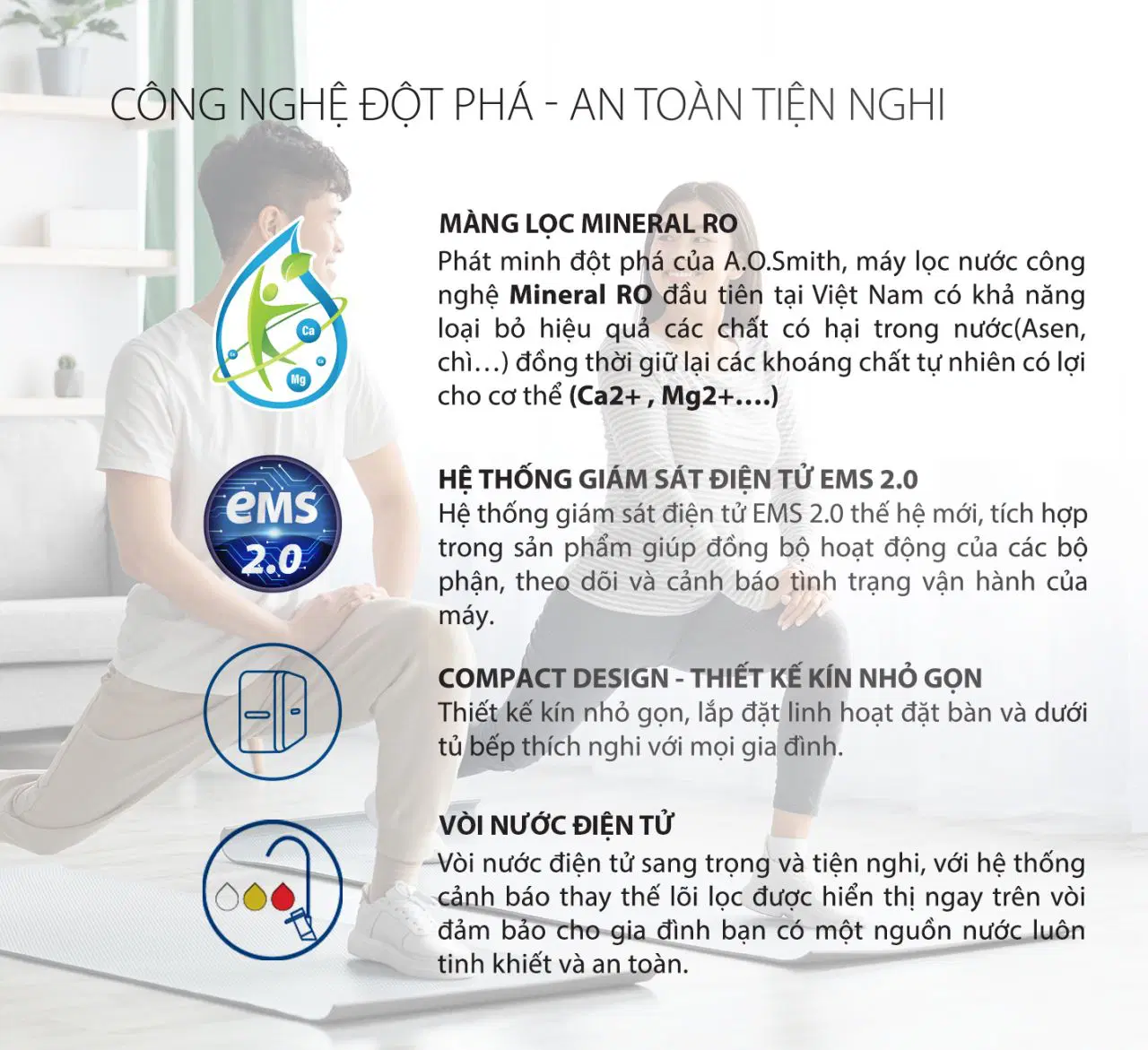 Máy lọc nước A.O. Smith Vita Plus-4