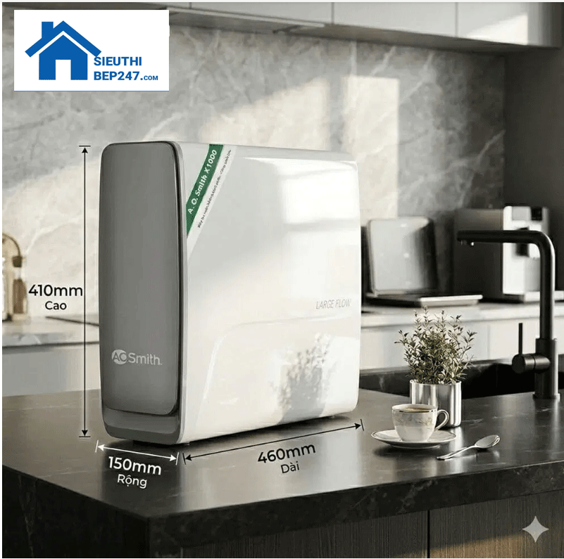 Máy Lọc Nước Đặt Gầm A. O. Smith X1000 [NEW]-1